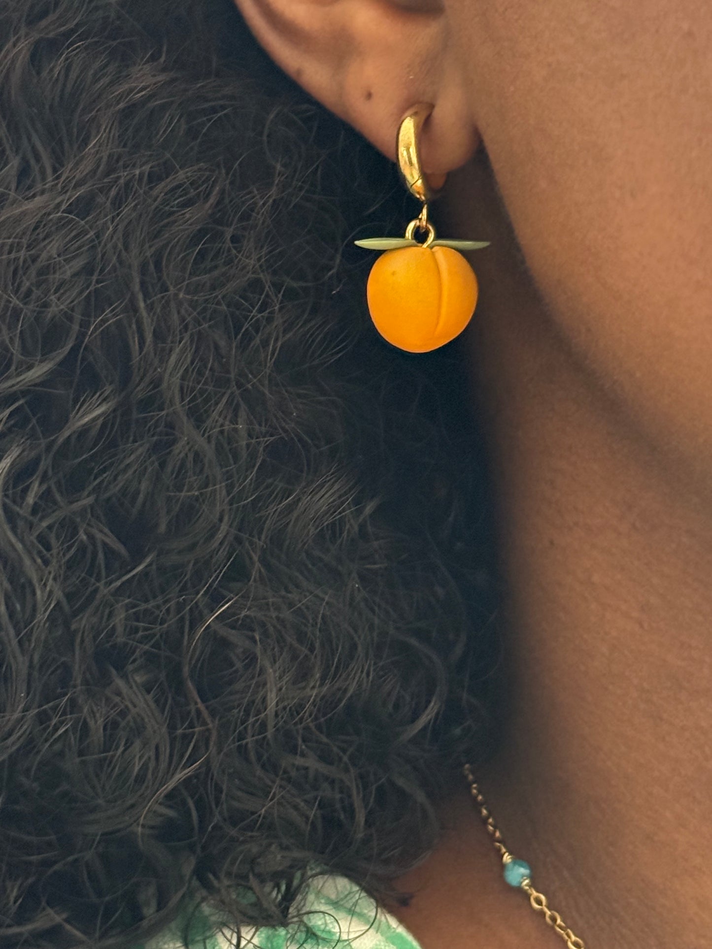 Boucles d’oreilles | Abricot