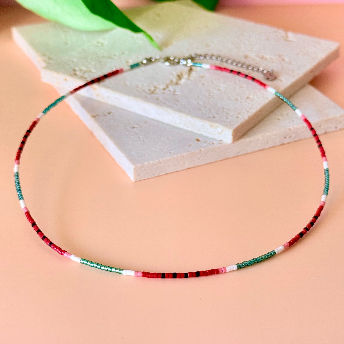 Collier Pastèque gourmande