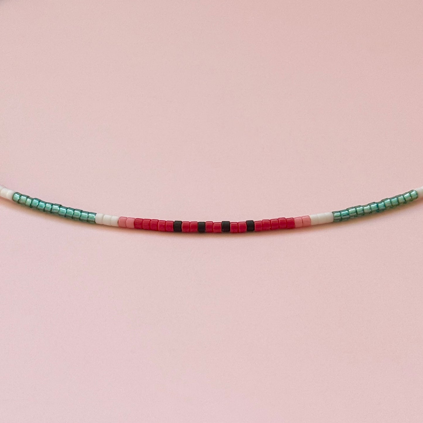 Collier Pastèque gourmande