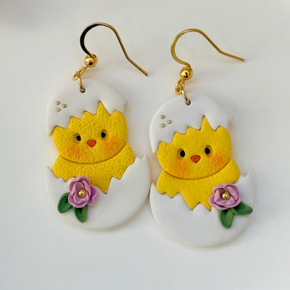 Boucles d’oreilles | Petit poussin