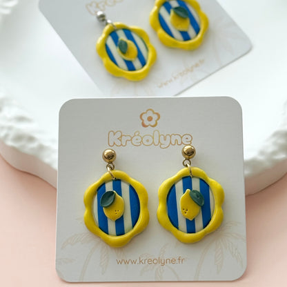 Boucles d’oreilles | Dolce citron