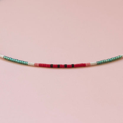 Collier Pastèque gourmande