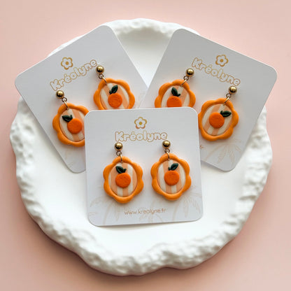 Boucles d’oreilles | Dolce orange