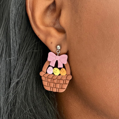 Boucles d’oreilles | Panier de Pâques