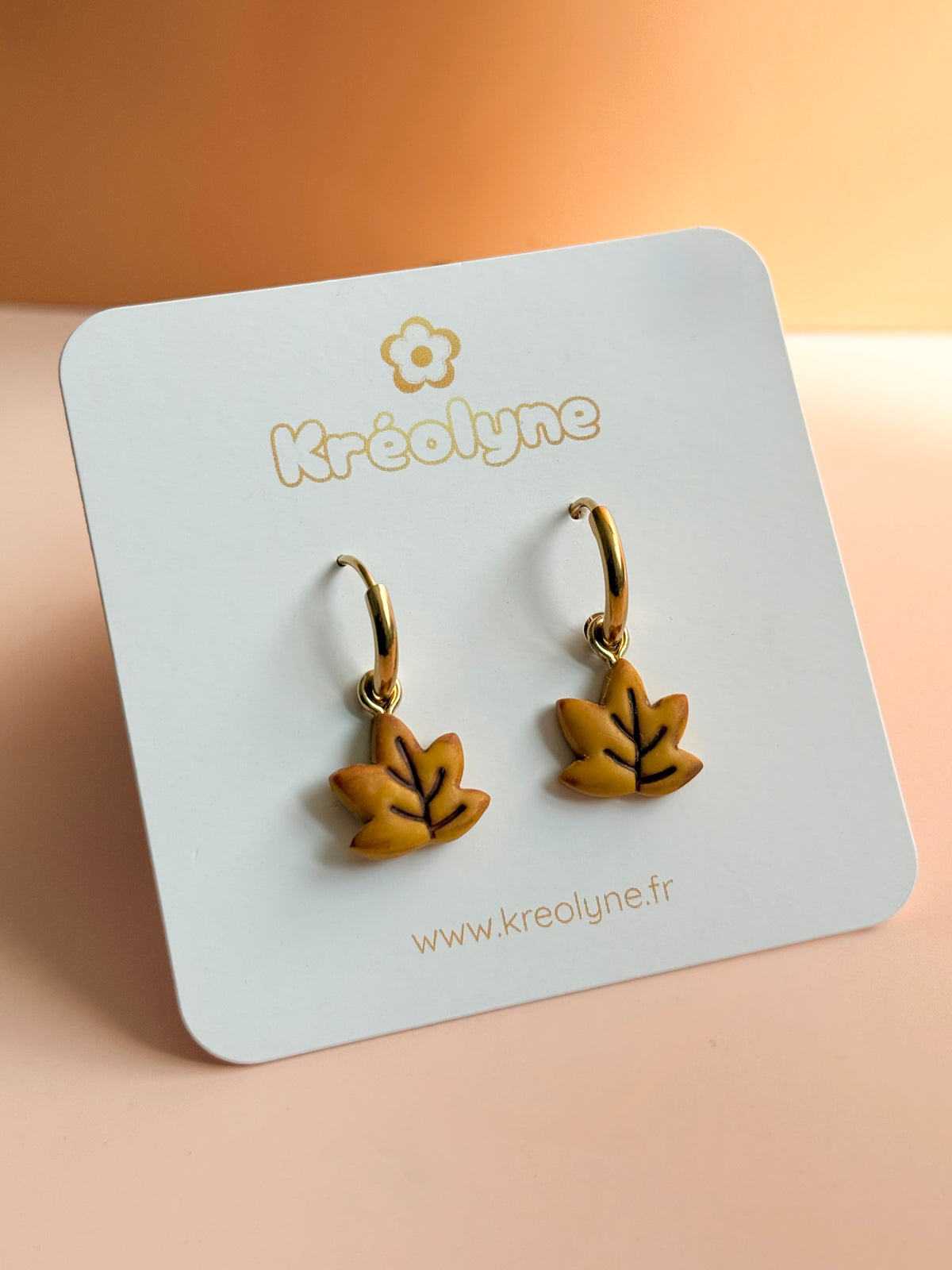 Boucles d’oreilles | Feuilles