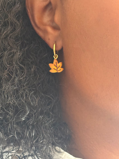 Boucles d’oreilles | Feuilles