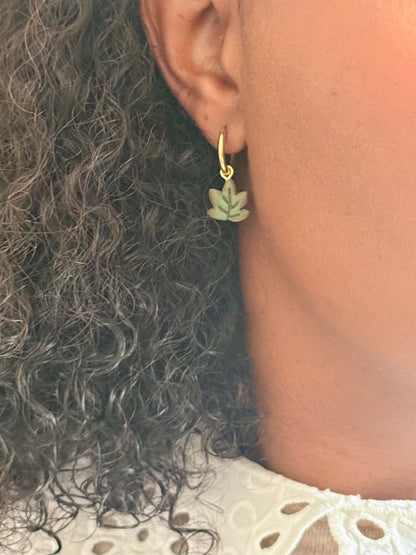 Boucles d’oreilles | Feuilles