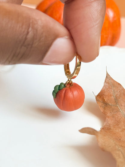 Boucles d’oreilles | Citrouille