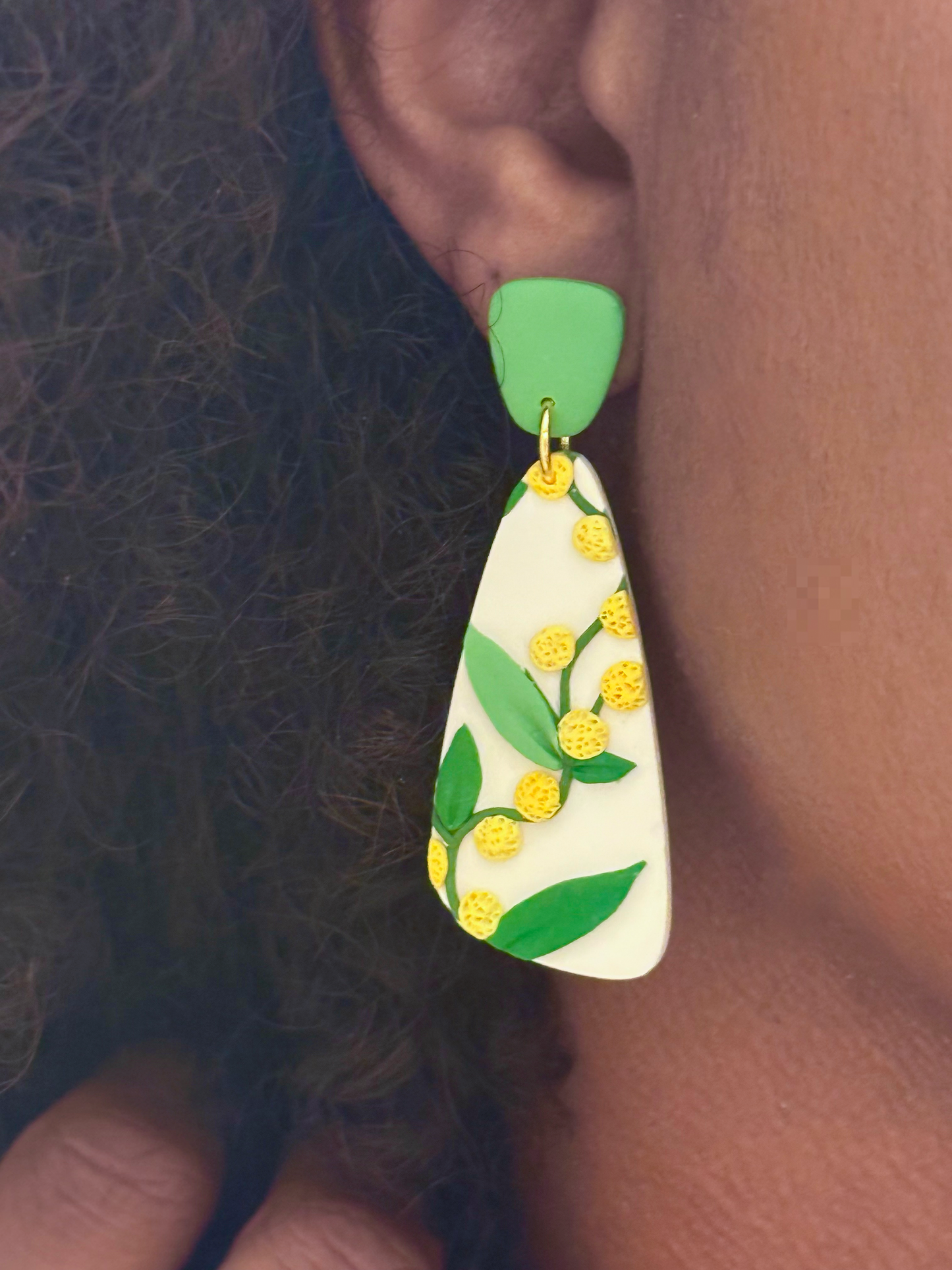 Boucles d’oreilles | Mimosa