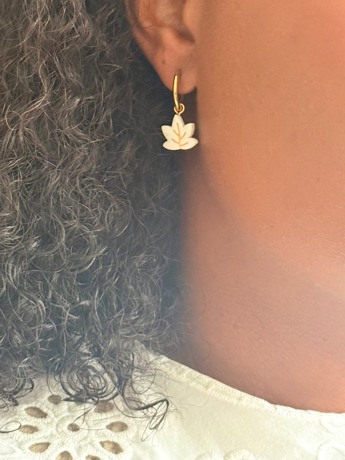 Boucles d’oreilles | Feuilles