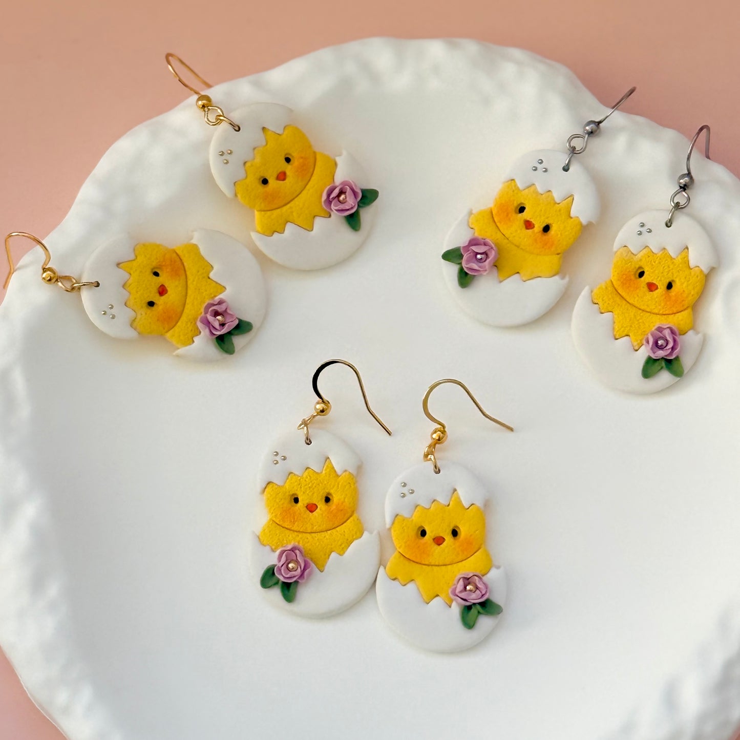 Boucles d’oreilles | Petit poussin