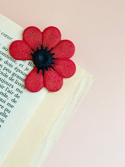 Marque-page en fleurs