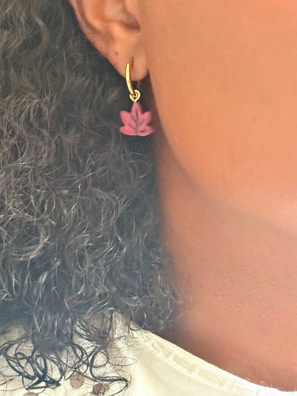 Boucles d’oreilles | Feuilles
