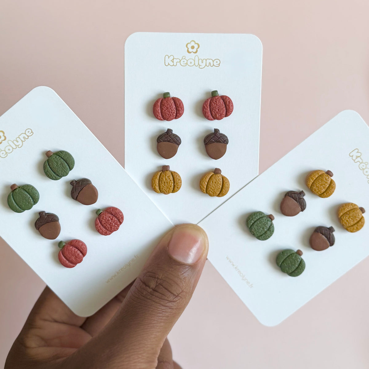 Clous d’oreilles | Trio d’automne