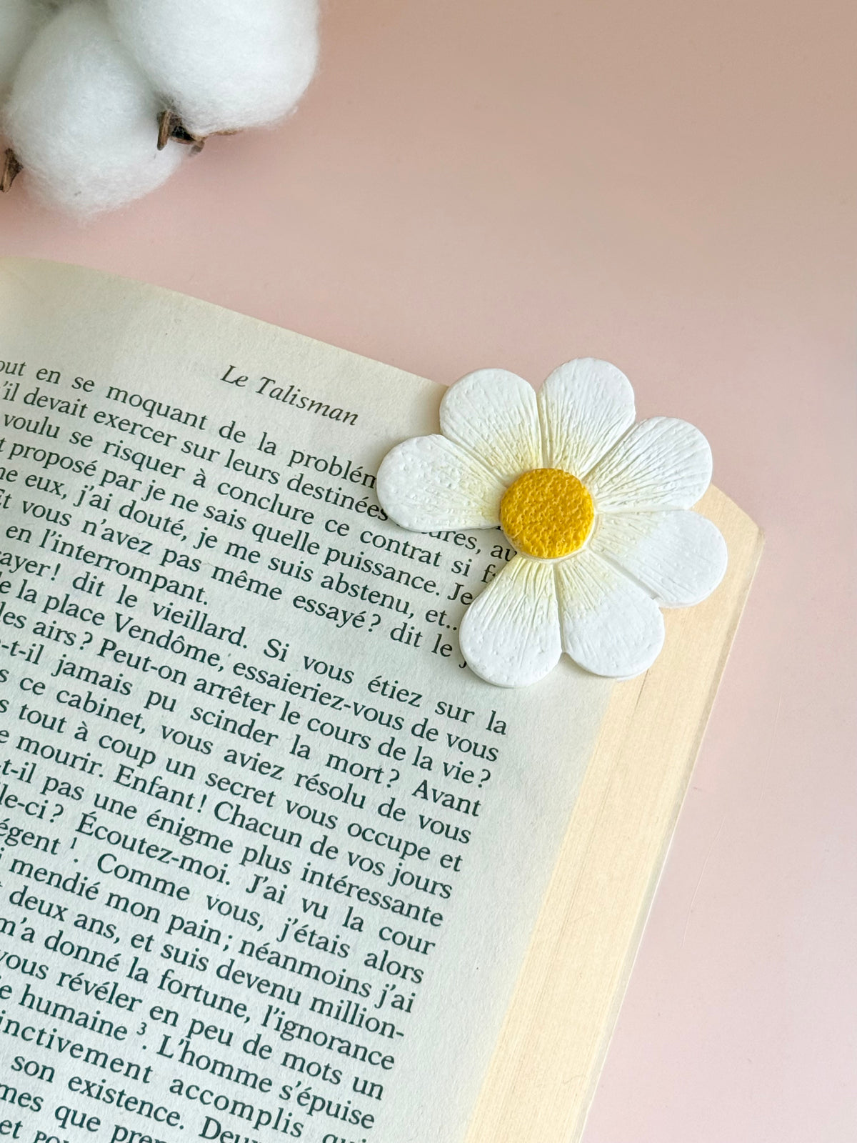 Marque-page en fleurs