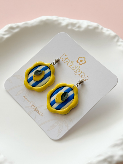 Boucles d’oreilles | Dolce citron