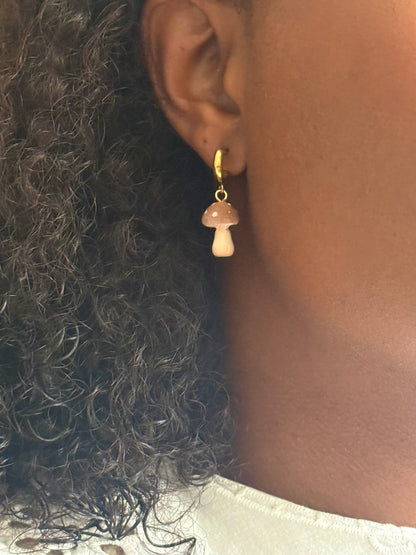 Boucles d’oreilles | Champignon
