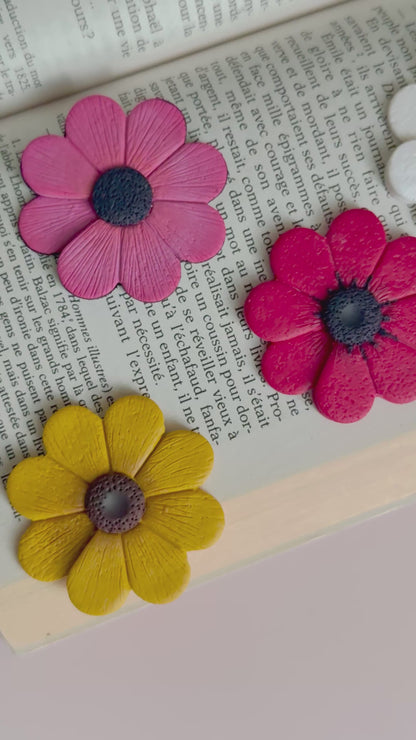 Marque-page en fleurs
